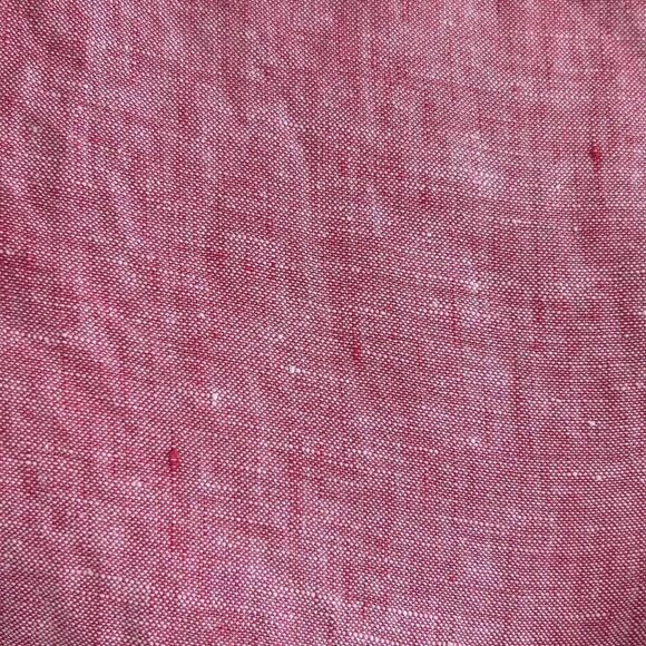 UNTUCKit Red 100% Linen Lightweight Long Sleeve Button Up Shirt Medium Men - Picture 6 of 11